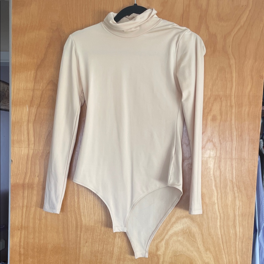 Cream Long Sleeve Bodysuit